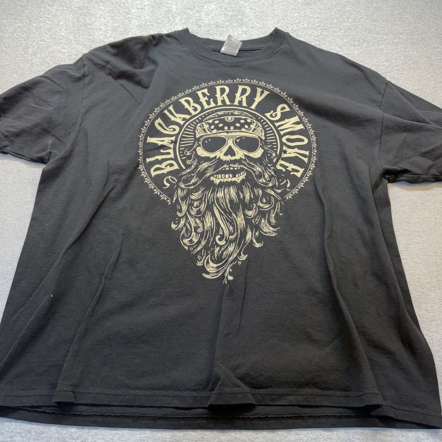 Blackberry Smoke Band Tee Skull Beard Southern Rock Men’s 3XL