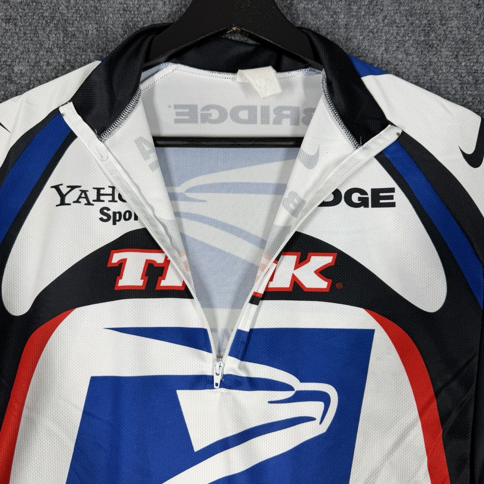 Trek Cycling Jersey Nike United States Postal Office men’s Medium USPS 1/2 ZIP