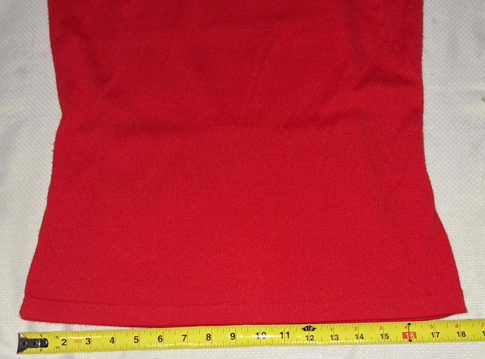 Au Tour De France Cycling Jersey Red Acrylic Euro “Size 4” check measurements