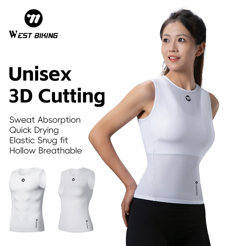 Sleeveless Cool Mesh Base Layer Lightweight Running fitness Cycling Undershirt