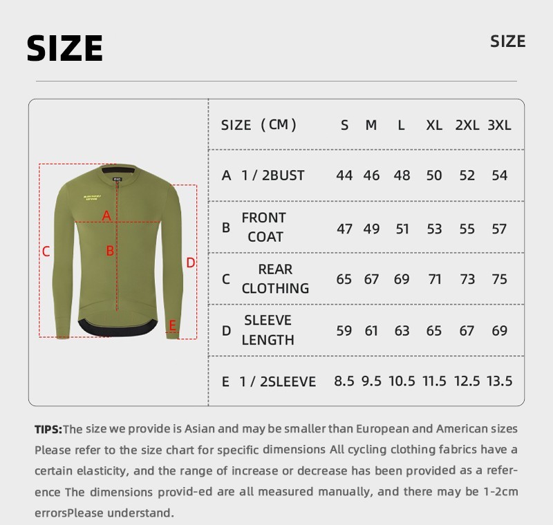 2025 Men Cycling Jersey 15-25°C Bicycle Shirt Long Sleeve Road Bike Clothing