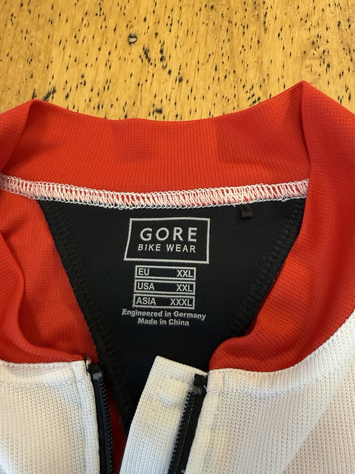 gore bike wear Full Zip jersey Men’s Size XxL Excellent Condition