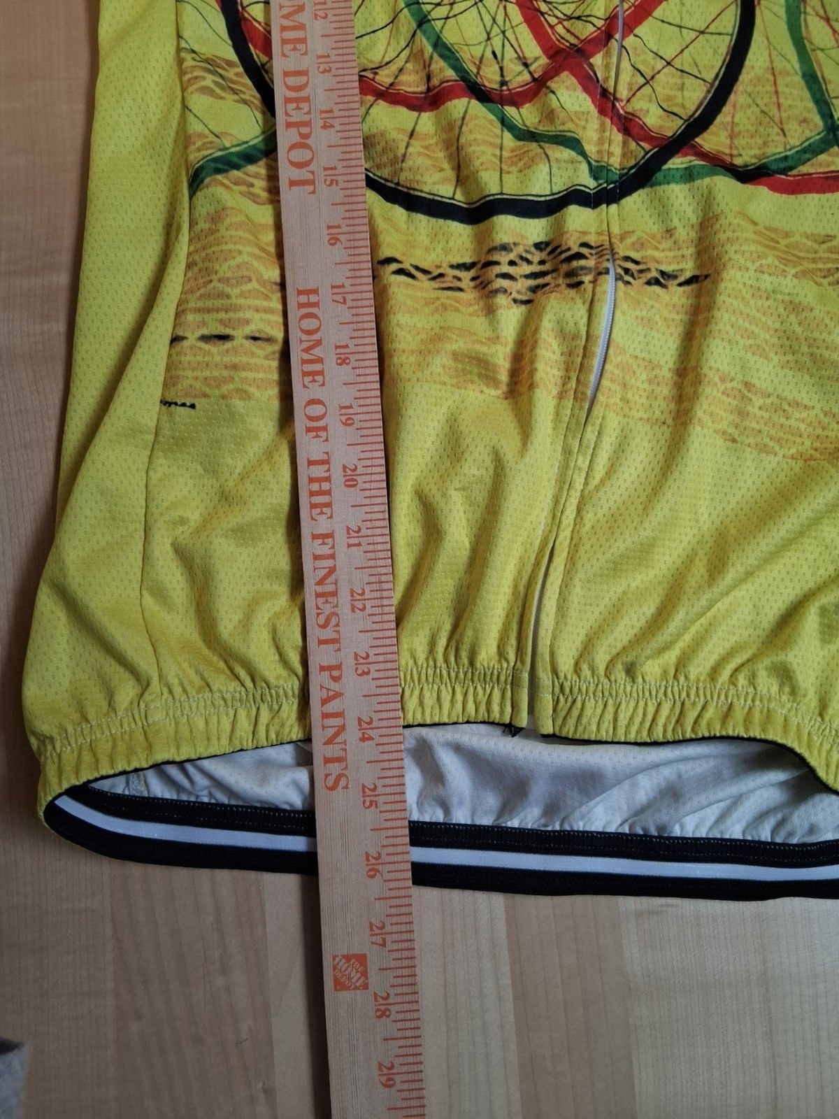 21Grams Cycling Jersey XL Full Zip Bicycle Wheel Graphic Unisex Bike Shirt
