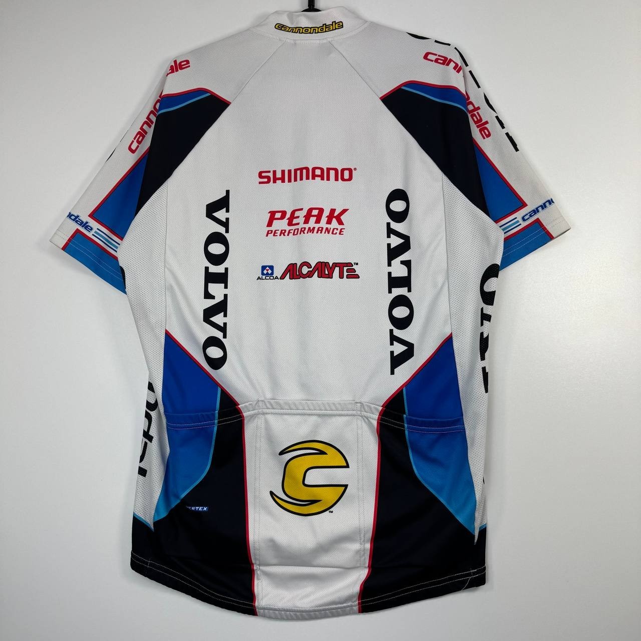 Volvo Cannondale Cycling Jersey Shimano Peak Performance Mens Size L