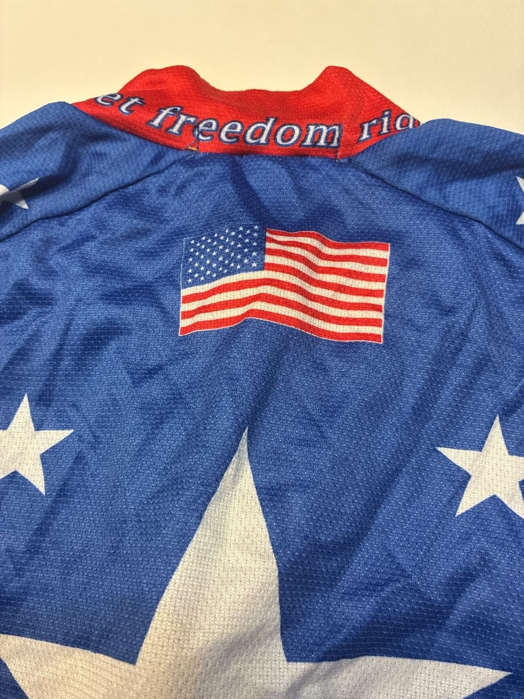 Vintage DeFeet USPS Stars and Stripes USA Cycling Jersey