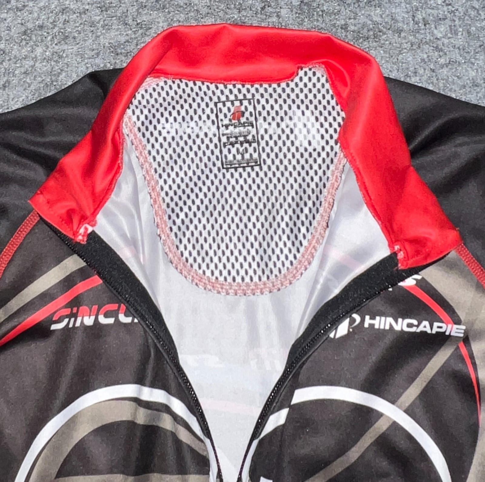 HINCAPIE PRO FULL ZIP JERSEY + TwoHubs Foothill Ranch Cycling sz M Bike Jersey