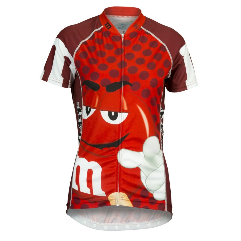 M&M’s Signature Women’s Cycling Jersey – Red – Small – 50% OFF!