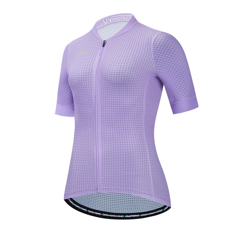CESANTI Women Cycling Jersey Summer Non-slip Band Pro Bike Clothing