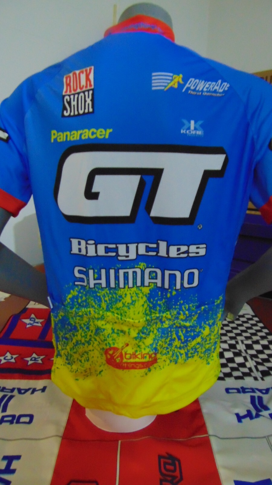 GT MID SCHOOL BIKE JERSEY CLASSIC MTB JERSEY RACE BIKE SHIRT BMX VINTAGE L