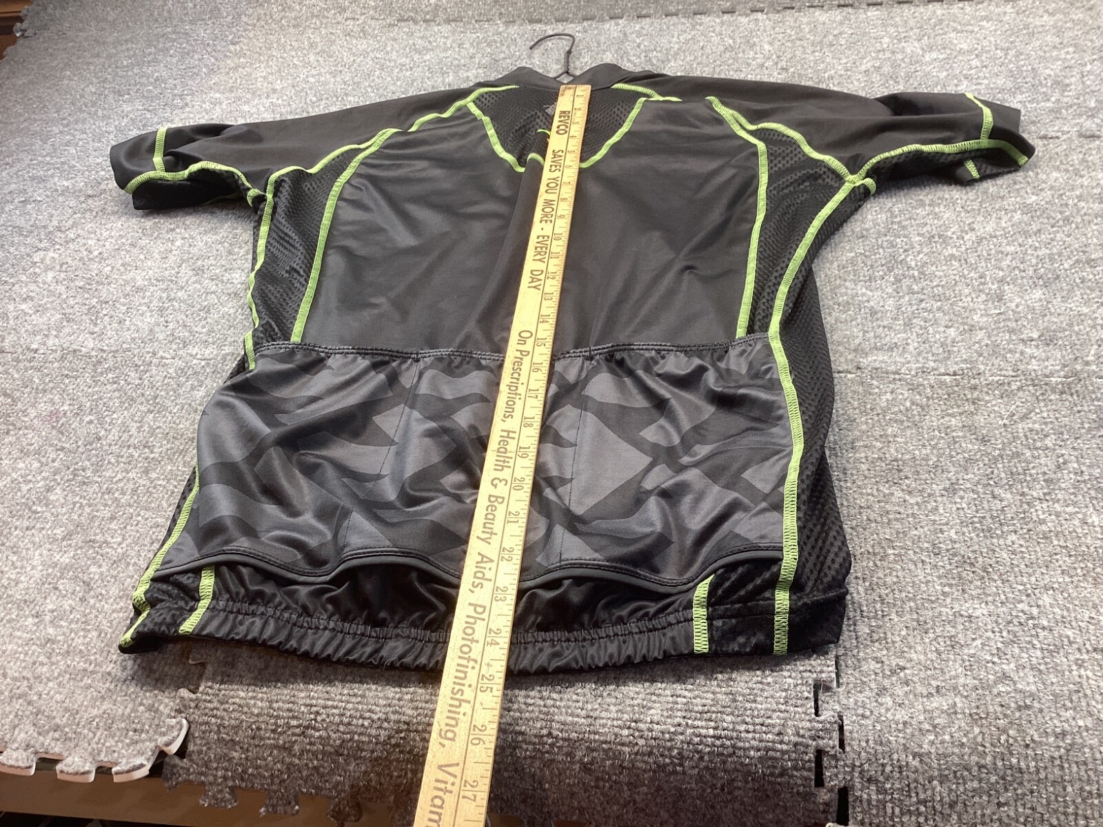 Pelotonia Cycling Jersey Mens Medium Black Hincapie Full Zip Pockets Breathable