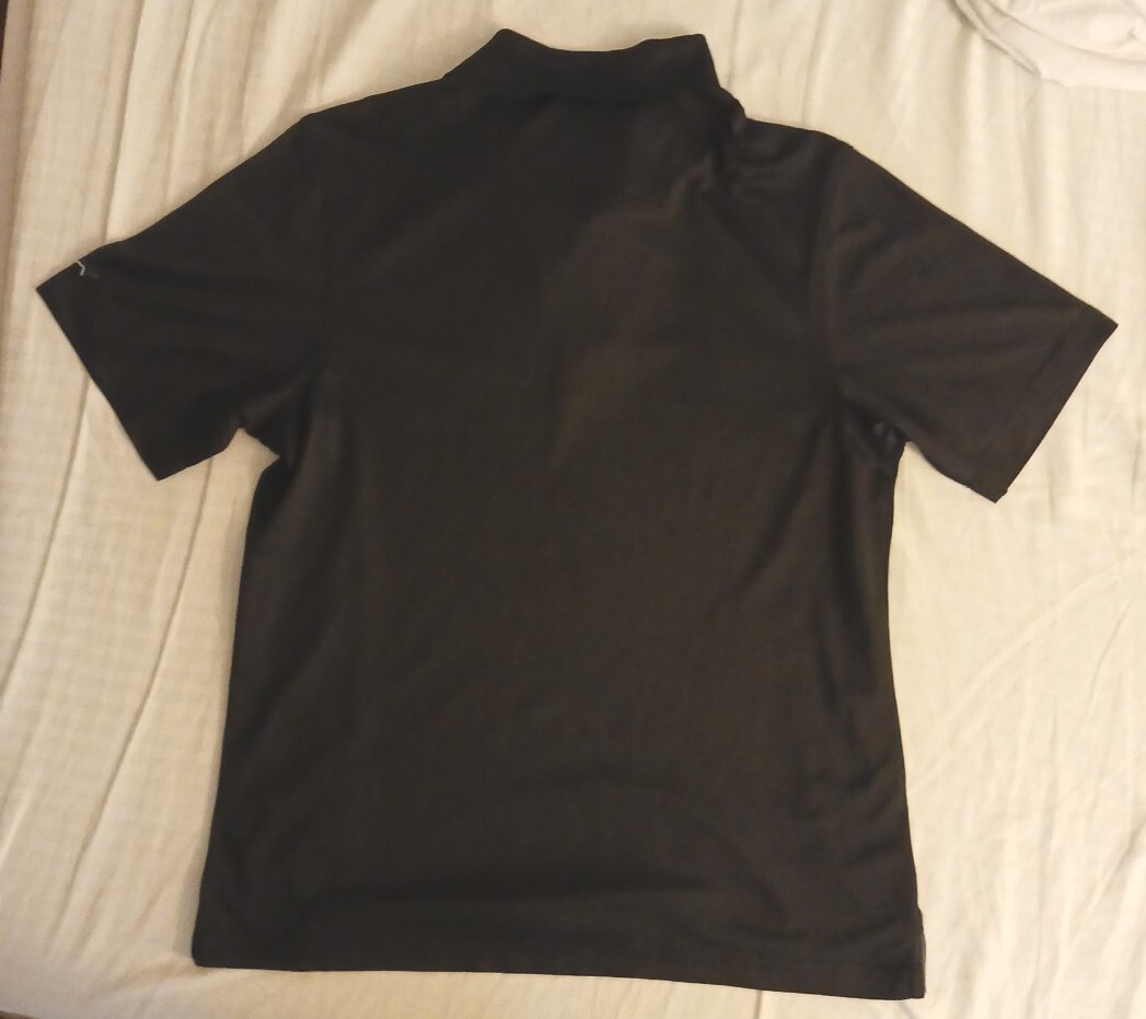 Vintage Golf Shirt Tasso Elba Greg Norman The Shark Sports Wear Small Black