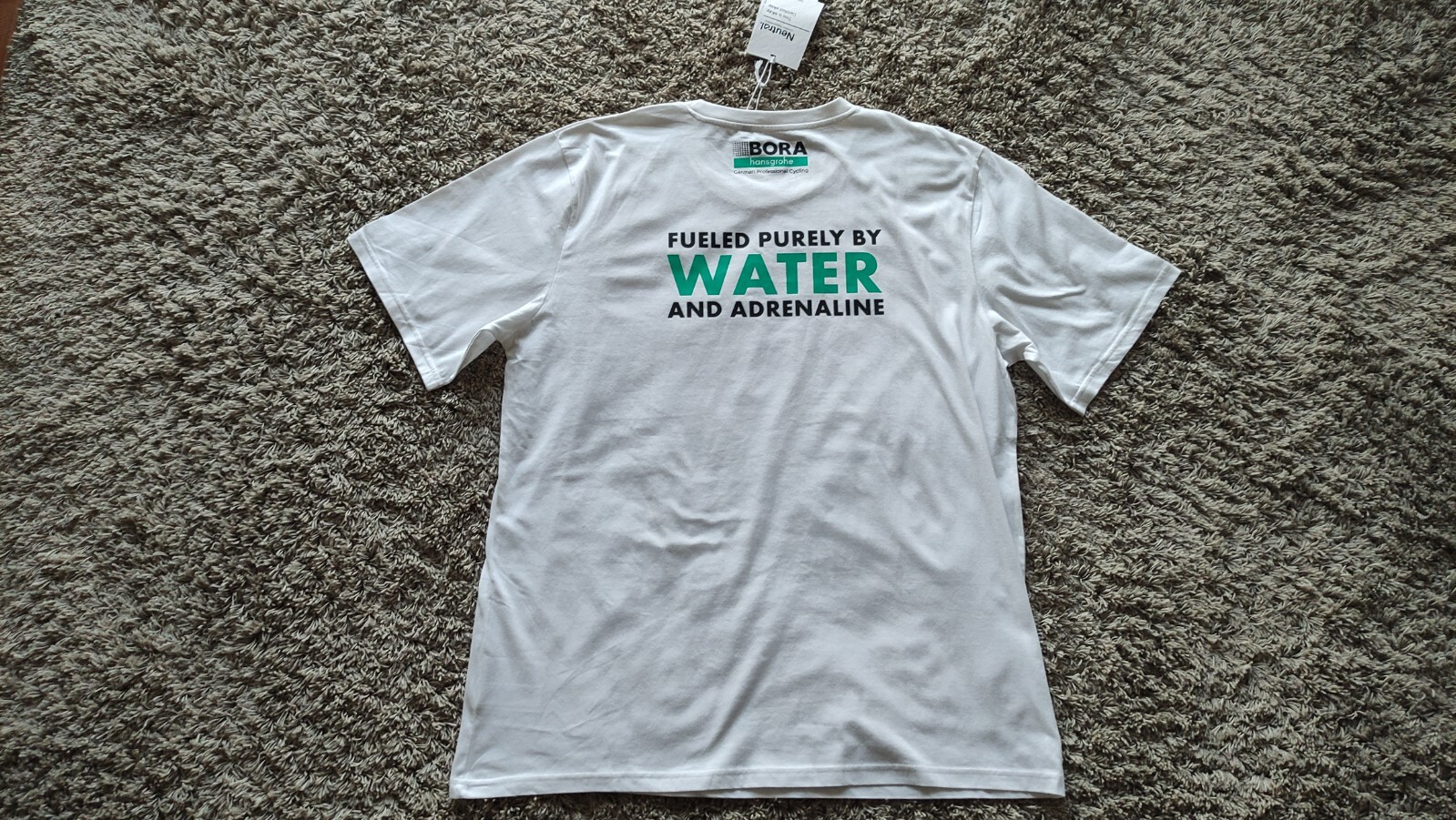 Bora Hansgrohe team Neutral Men’s Short Sleeve 100% Cotton T-Shirt Size:2XL NEW!