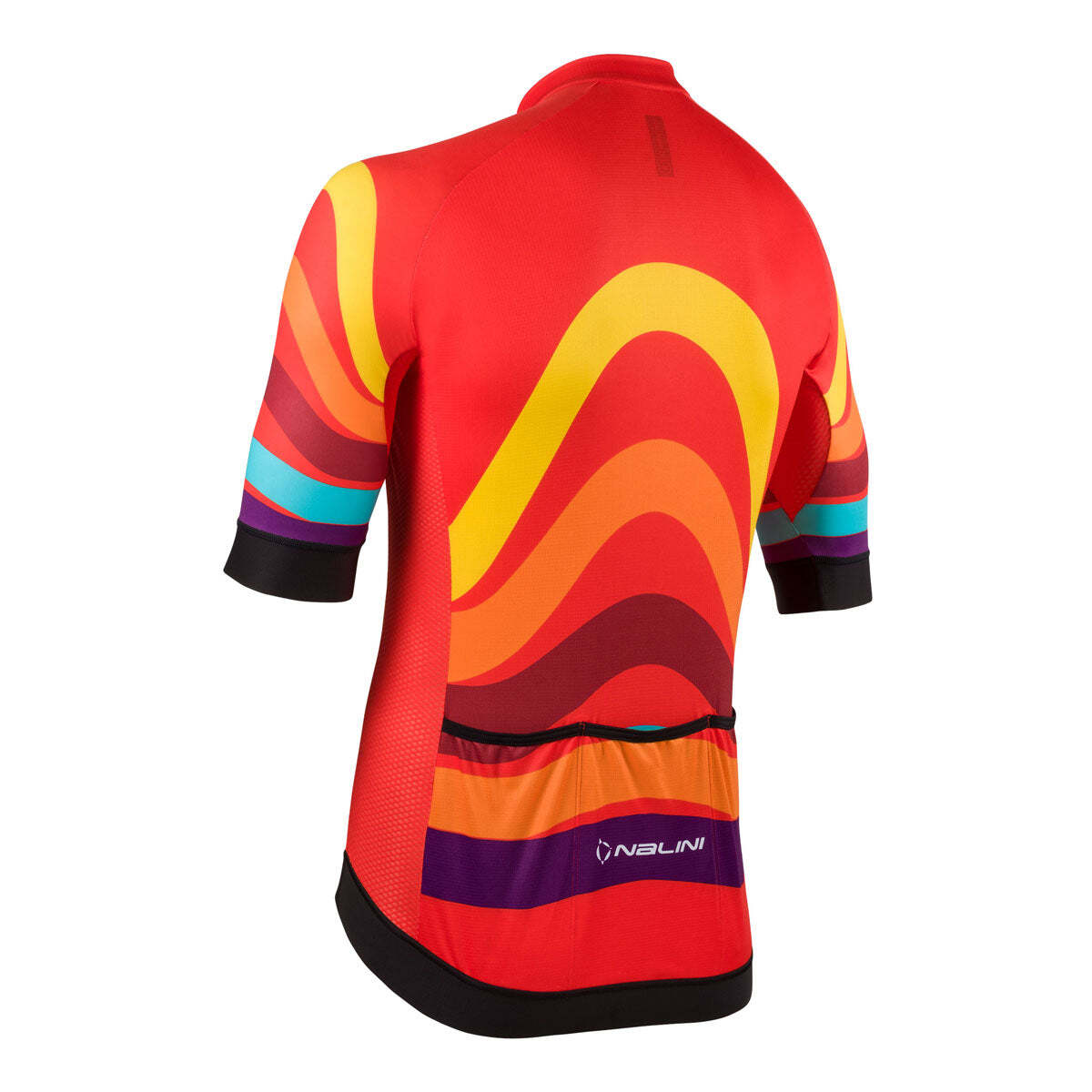 Nalini STRIPES Men’s Cycling Jersey (Orange/Multi) S, M, L, XL, 2XL, 4XL