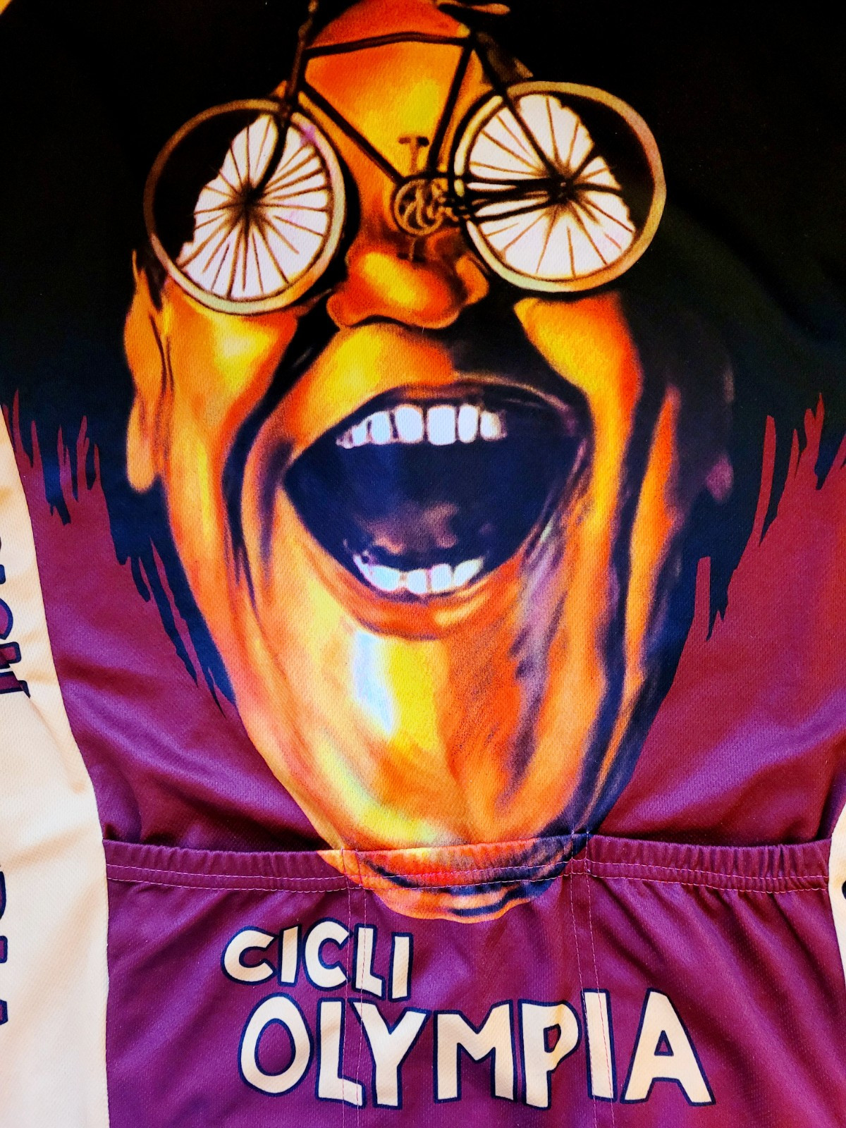 Cicli Olympia The Retro Image Apparel Cycling Jersey XL Pockets Free Shipping