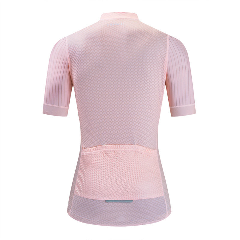 CESANTI Women Cycling Jersey Summer Non-slip Band Pure Color Pro Bike Clothing