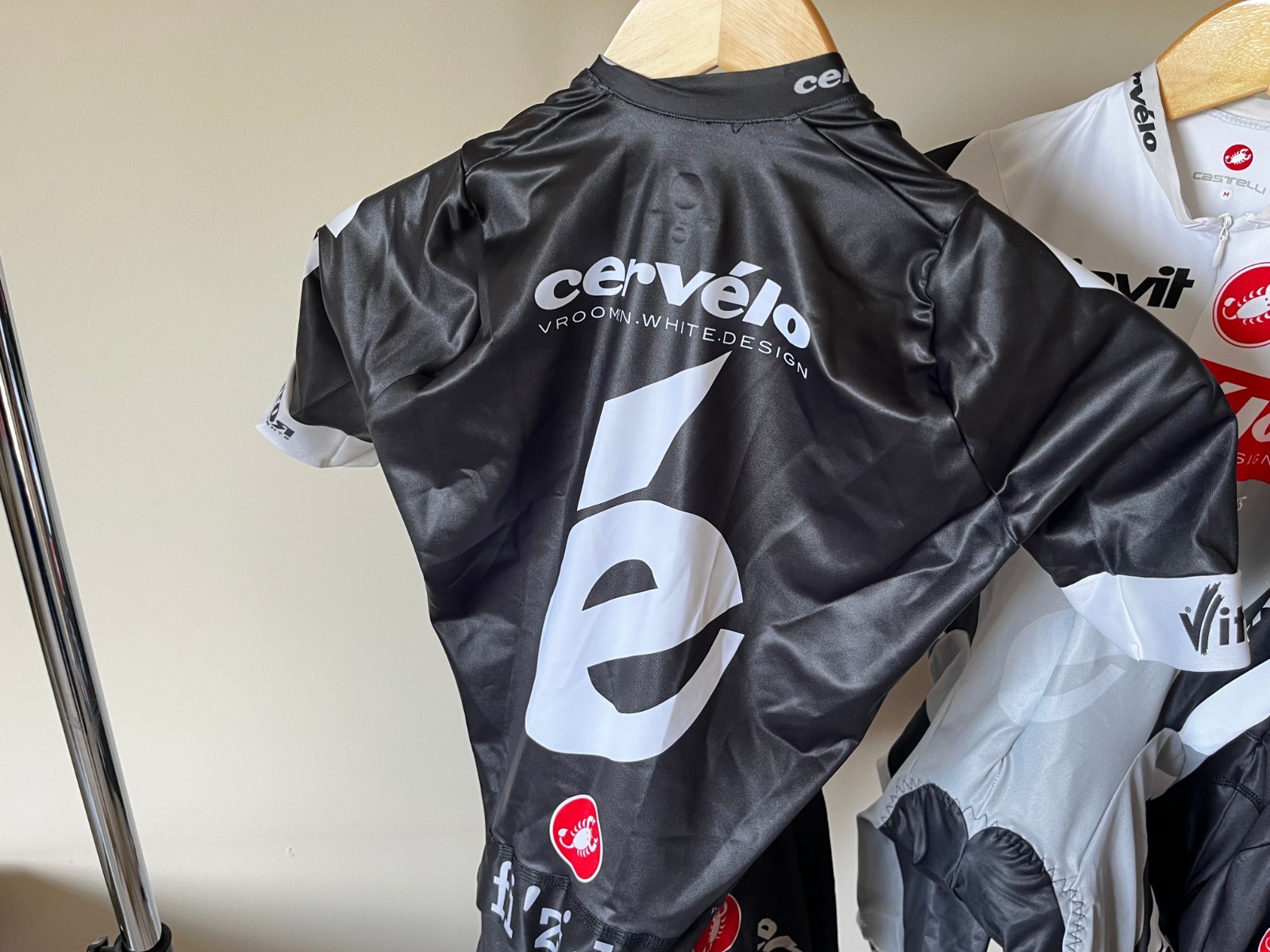 Cervélo TestTeam Cycling Skinsuit Speedsuit Cycle Suit Black Castelli size M