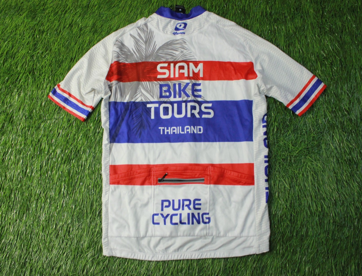 RARE BIKE CYCLING SHIRT JERSEY SIAM BIKE TOURS THAILAND QLOOM ORIGINAL SIZE M