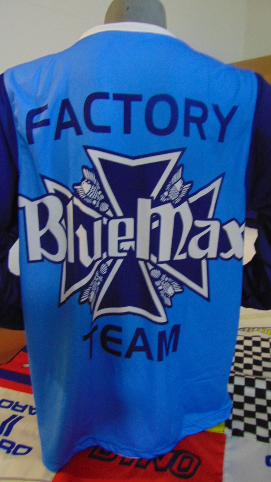BLUE OLD SCHOOL BIKE JERSEY CLASSIC MAX BMX JERSEY BIKE SHIRT BMX XL