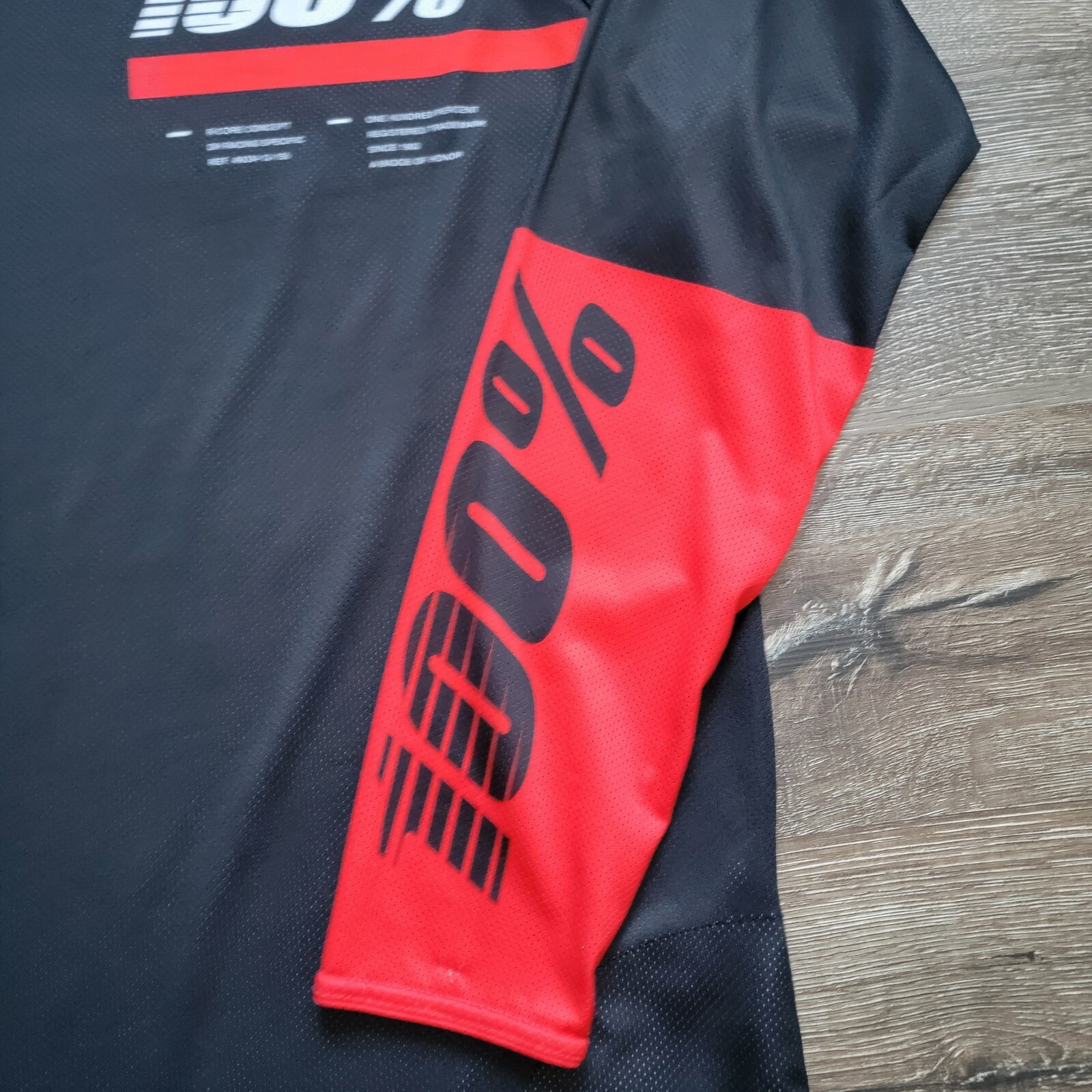 100% R-Core X Jersey Men’s Medium Red Black Racing