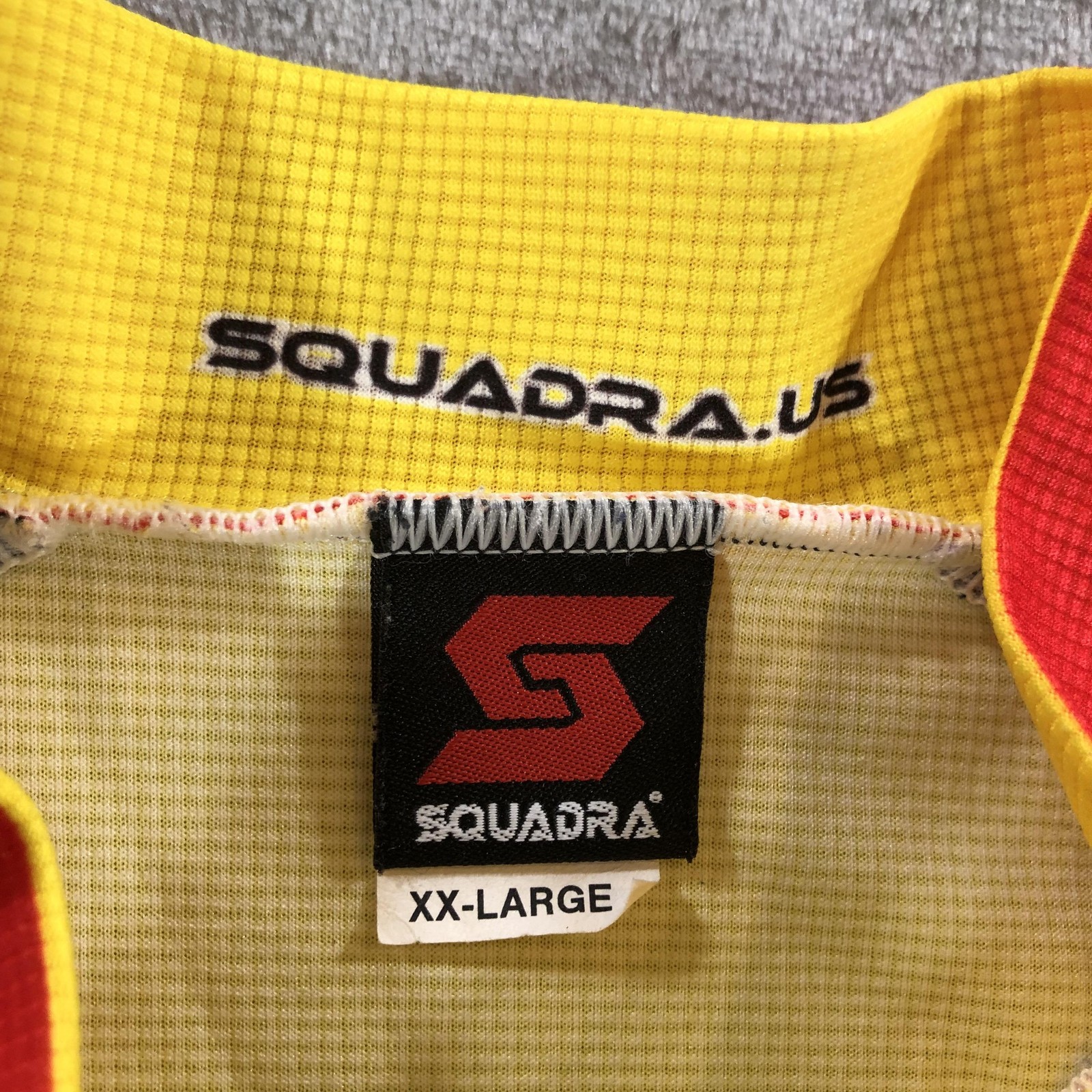 Squadra Cycling Jersey Mens 2XL Solvang Century Half Century 1/4 Zip Shirt Bike