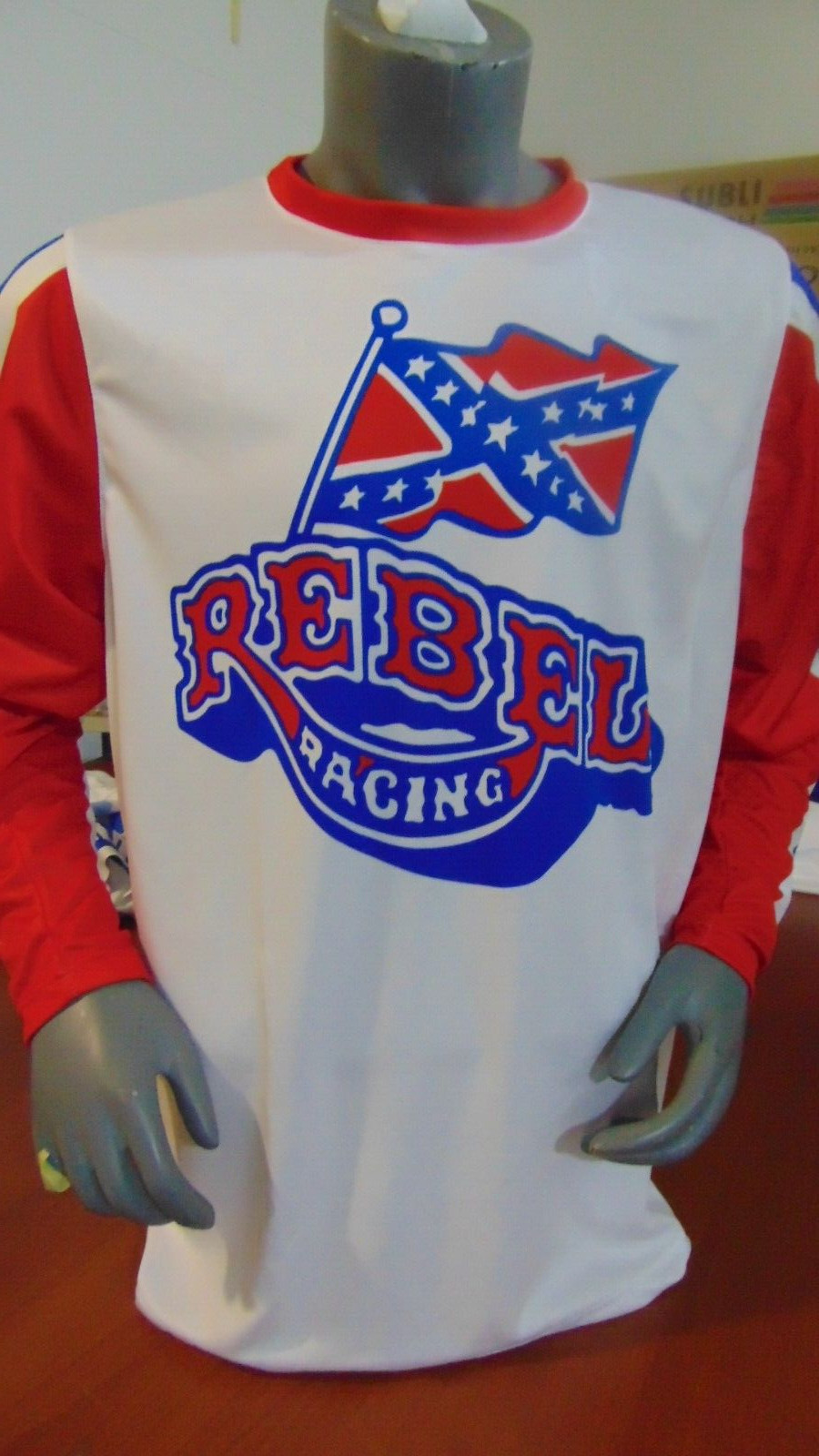 REBEL BMX BIKE JERSEY CLASSIC BMX JERSEY RACING BIKE SHIRT BMX VINTAGE XL