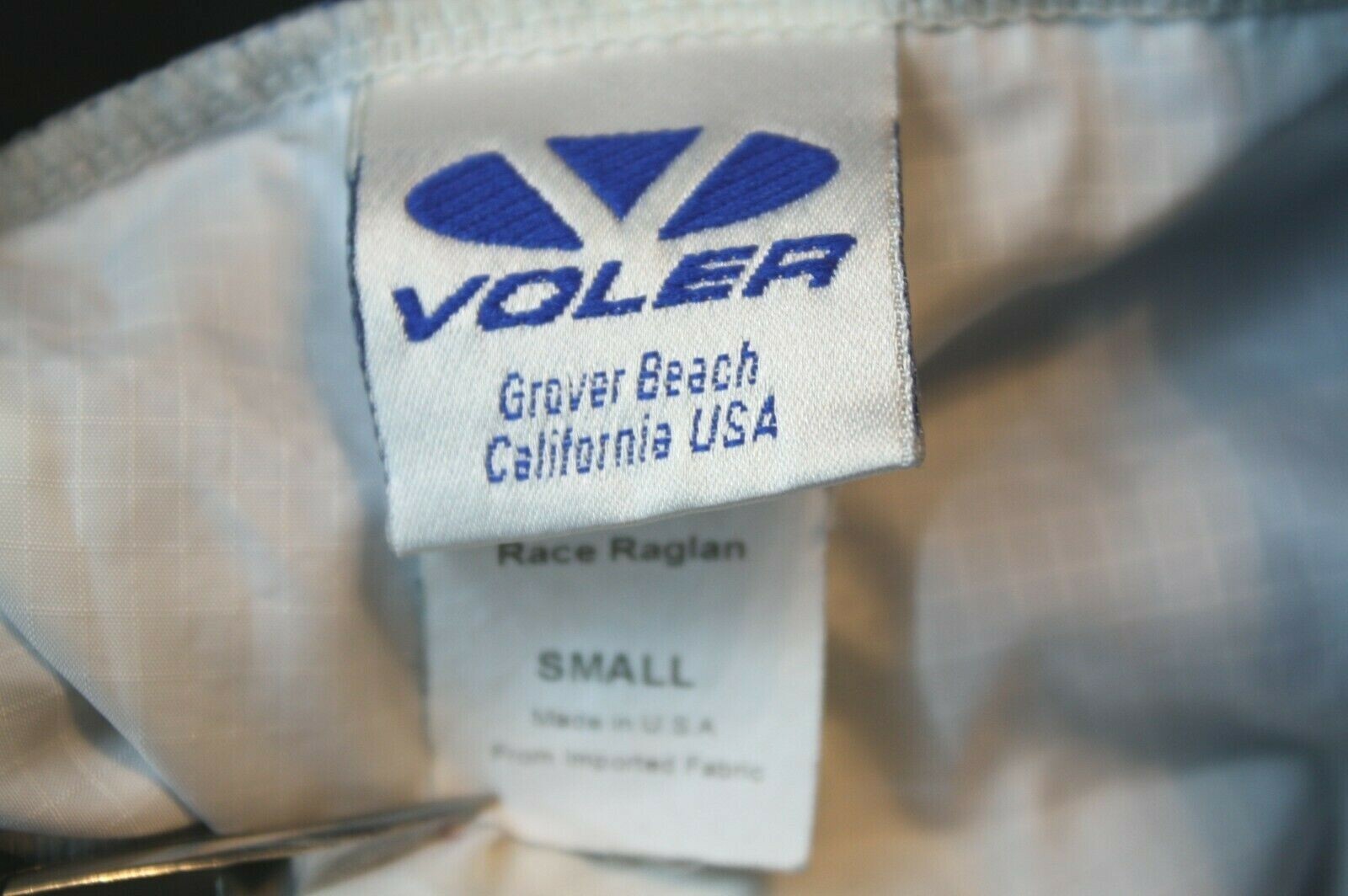 Voler Cycling Jersey Mens Small Blue Full Zip Team Orthopedic Race Raglan