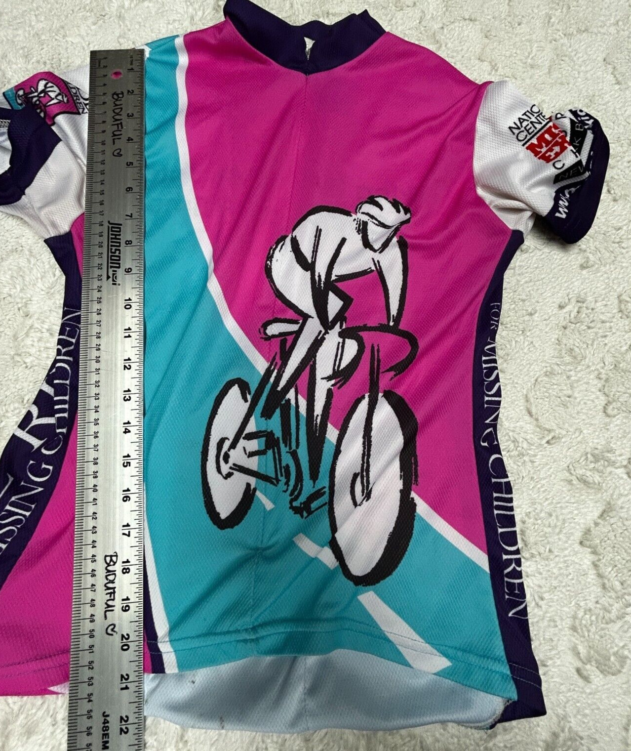 Voler Club Set-in Women’s Large Zip Front Short Sleeve Cycling Jersey Pink
