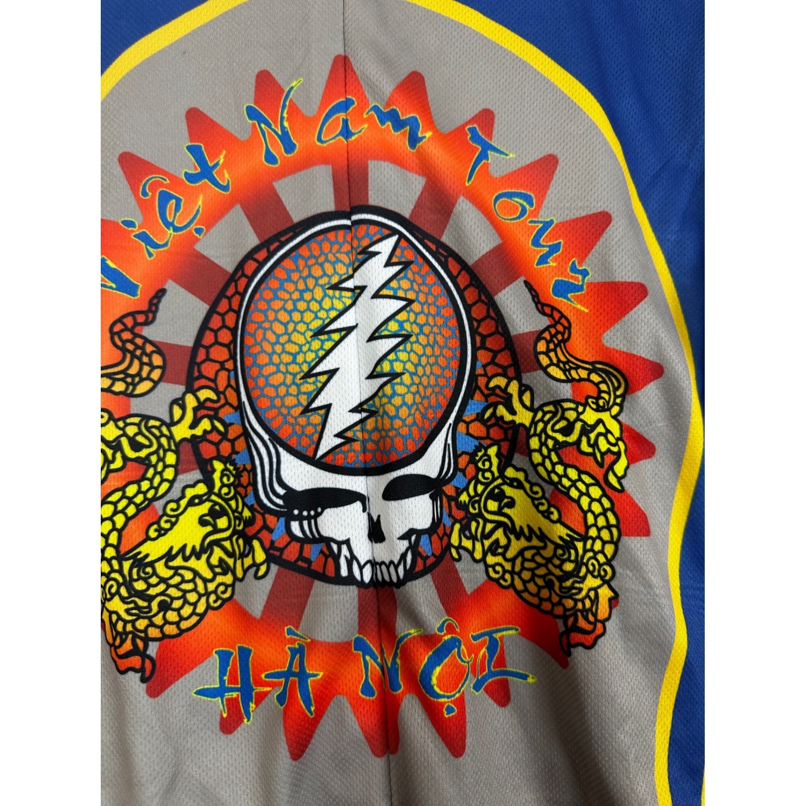 Grateful Dead Cycling Jersey NIA Vietnam Tour Hanoi XS Short Sleeve