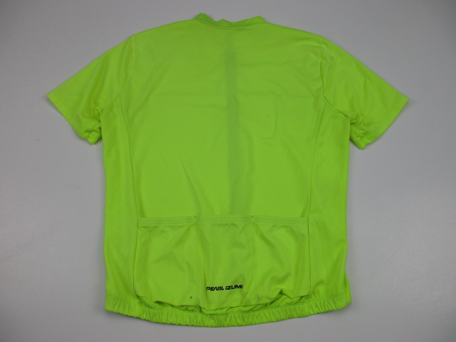 Lot 2 Mens Large Pearl Izumi Quest Cycling Jersey Full ZIp neon green