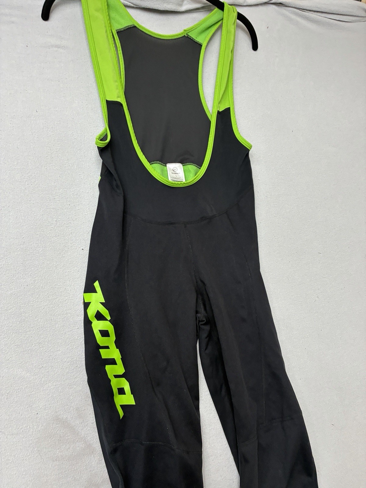 Kona Full Length Cycling Jersey Bibs Tights Sleeveless Tank Size Large