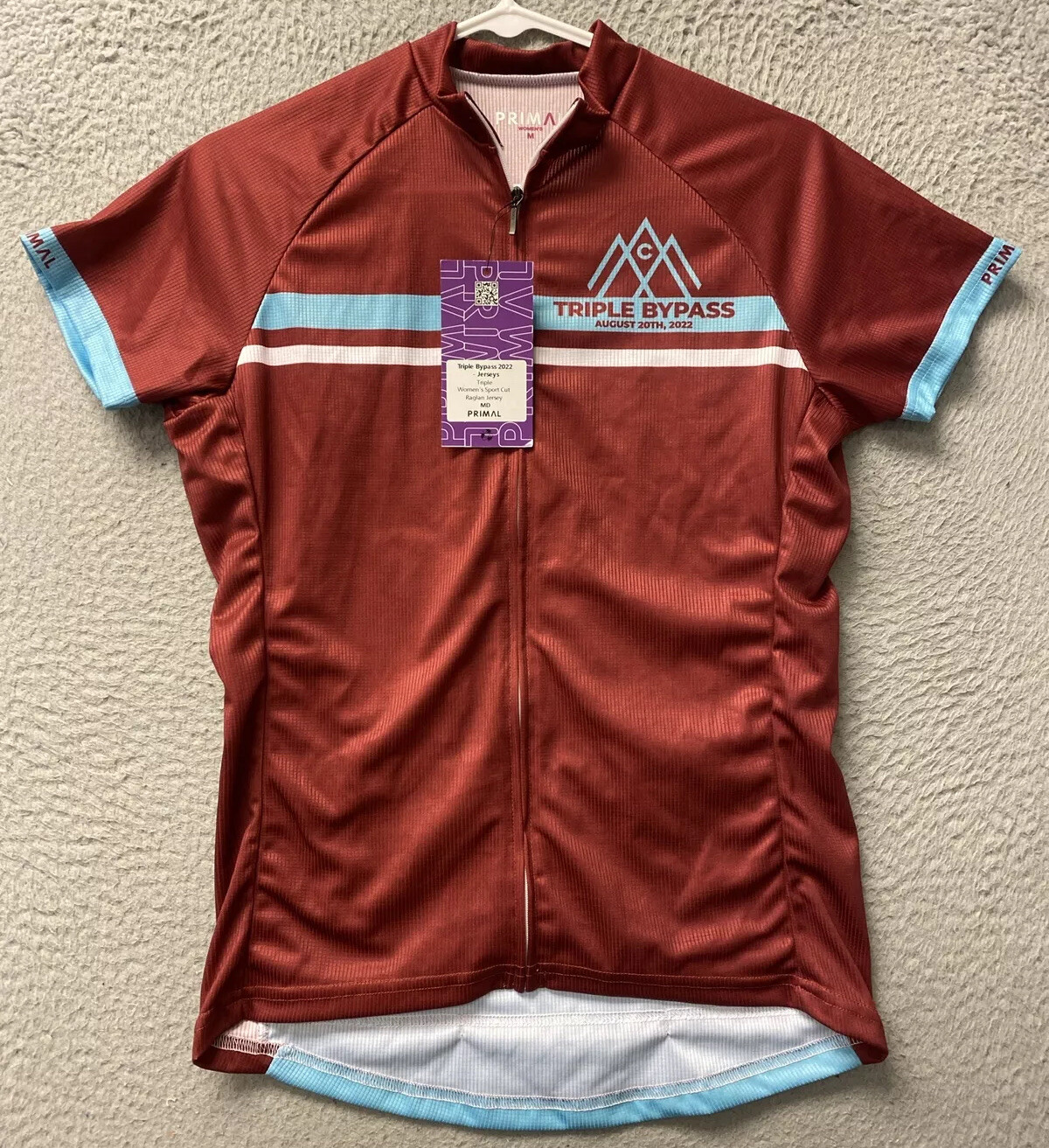 NEw With TAGS Triple Bypass 2022 Raglan Jersey Women’s M Sport Cut /44-81