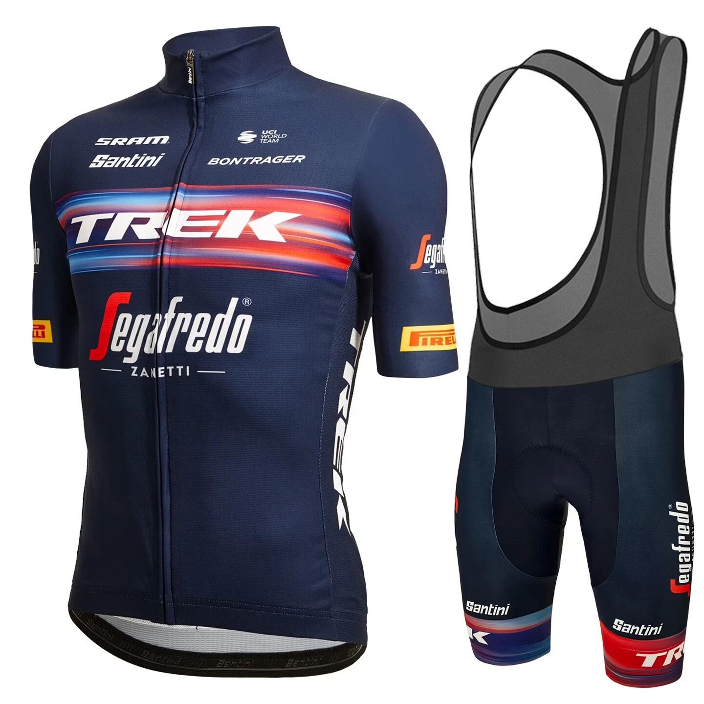 Cycling Jersey Short Bib Set Kit Bike Shirt Clothes Bicycle Cyclist Wear SIZE:L