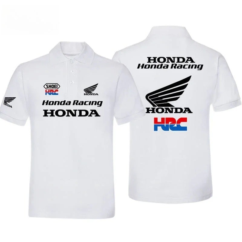 Honda Men’s and Women’s POLO Shirt CRB Non-Double Gold Wing Motorcycle Racing Su
