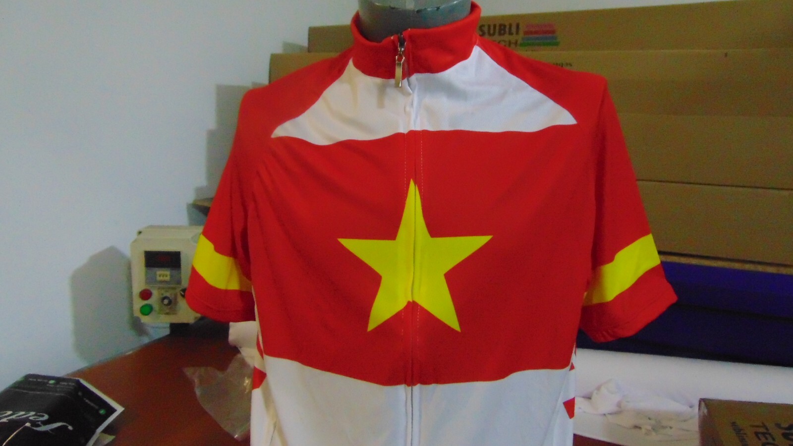VIETNAM BIKE JERSEY SOUTH ASIA CYCLING BIKE SHIRT SIZE XL BIKE JERSEY VIETNAM