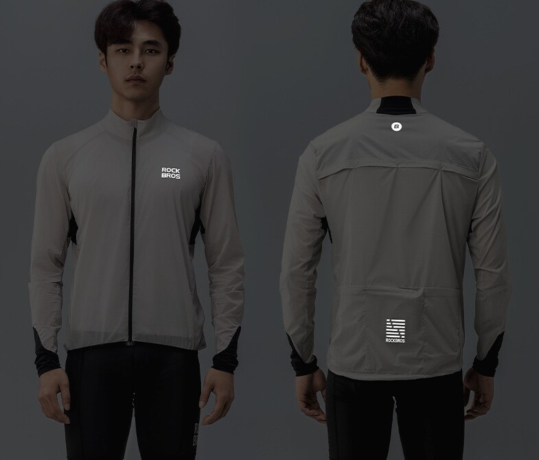Rockbros MTB Road Bike Windbreak Jacket Sporting Jersey Breathable Sweat-wicking