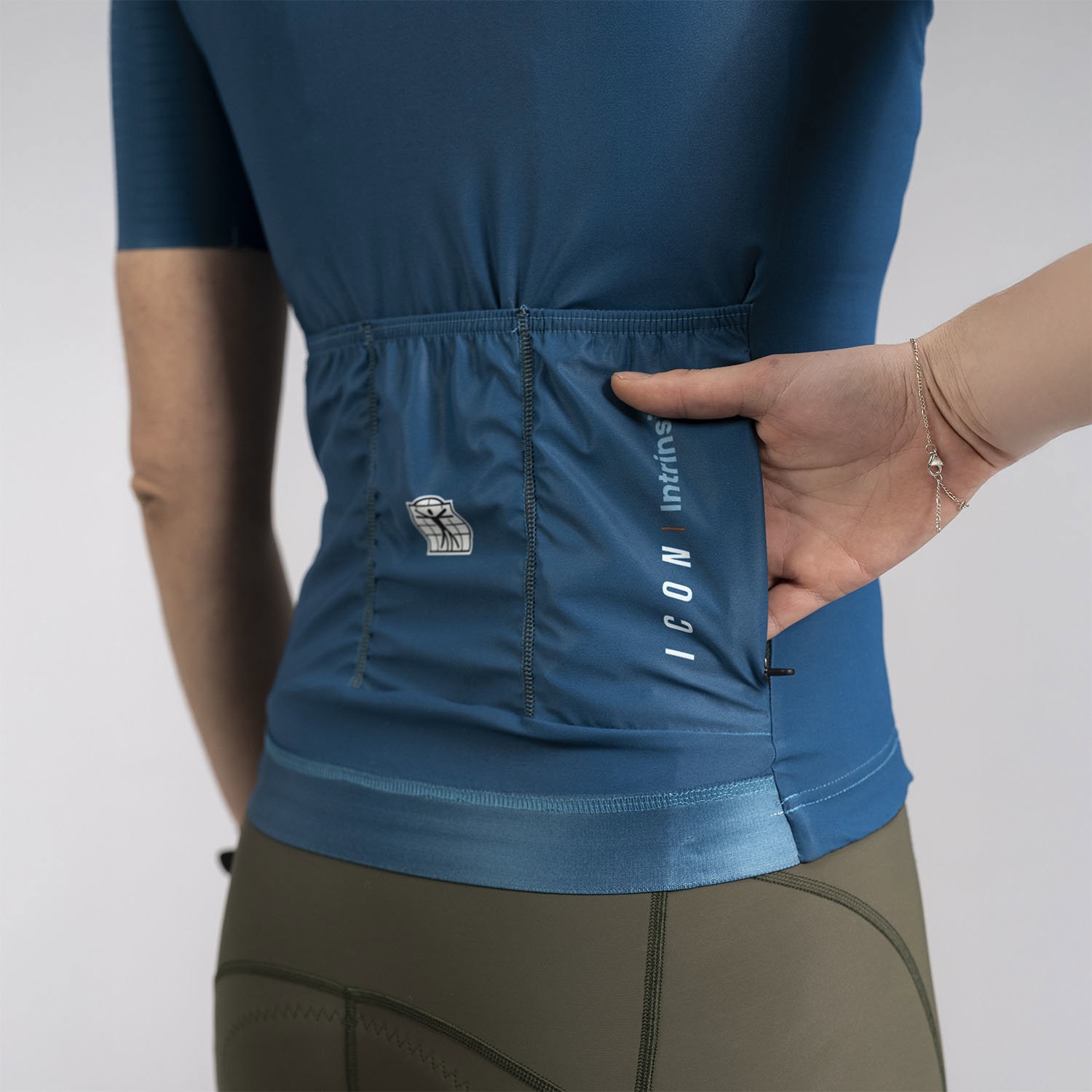 BIORACER icon ladies Wieler shirt petrol blue mat M single unit