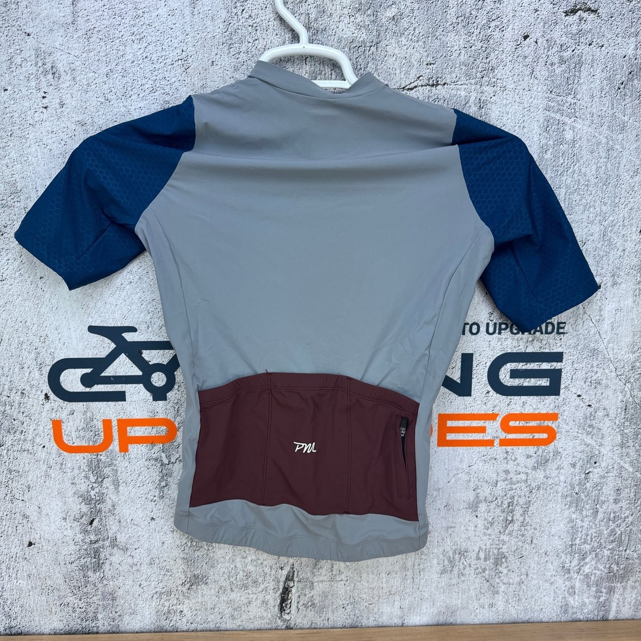 Light Use! Pedal Mafia Pro XXS Grey/Blue Cycling Jersey