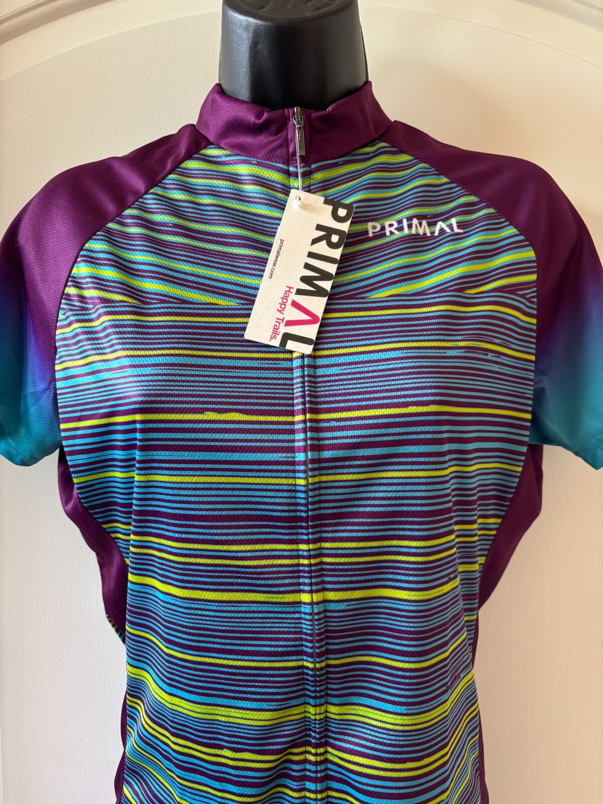 NEW Primal Wear Kismet Sport Cut Full Zip Women’s Cycling Jersey Large NWT