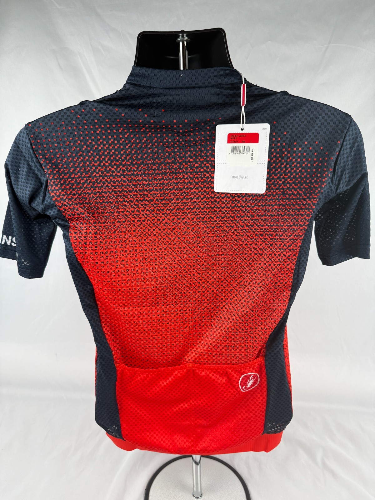Castelli Insider Jersey SIZE Large Red/Navy Blue