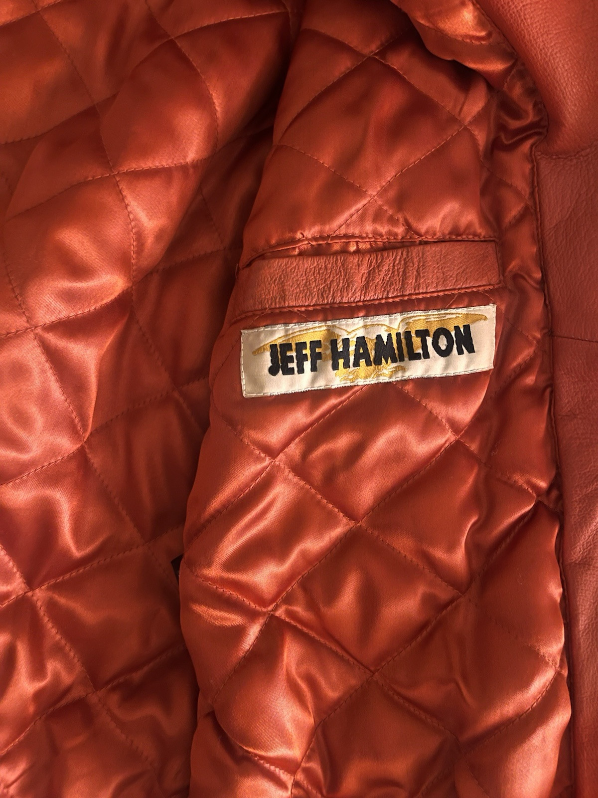 Leather Home Depot NASCAR Bomber Jacket. Authentic Tony Stewart Signature