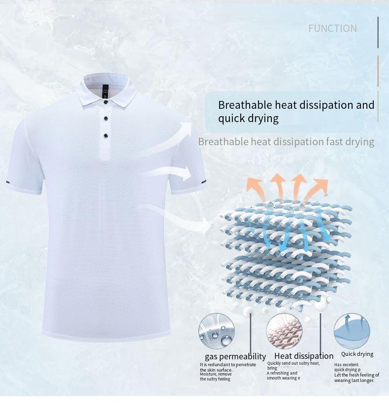 Sport Stripe Shirt Men and Women Outdoor Fitness Nylon Short Sleeve T-Shirt