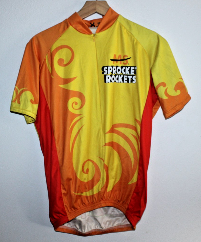 VoMax Men’s Cycling Jersey Small Rear Pockets 44″ Chest 23/27″ T2B 26″ Waist MTB