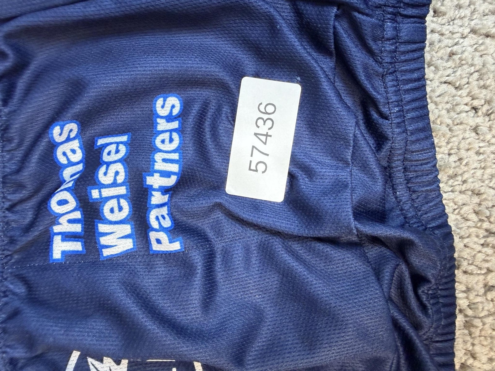 Vintage USPS Trek Cycling Jersey Mens M Blue Zip Pockets Moisture Wicking