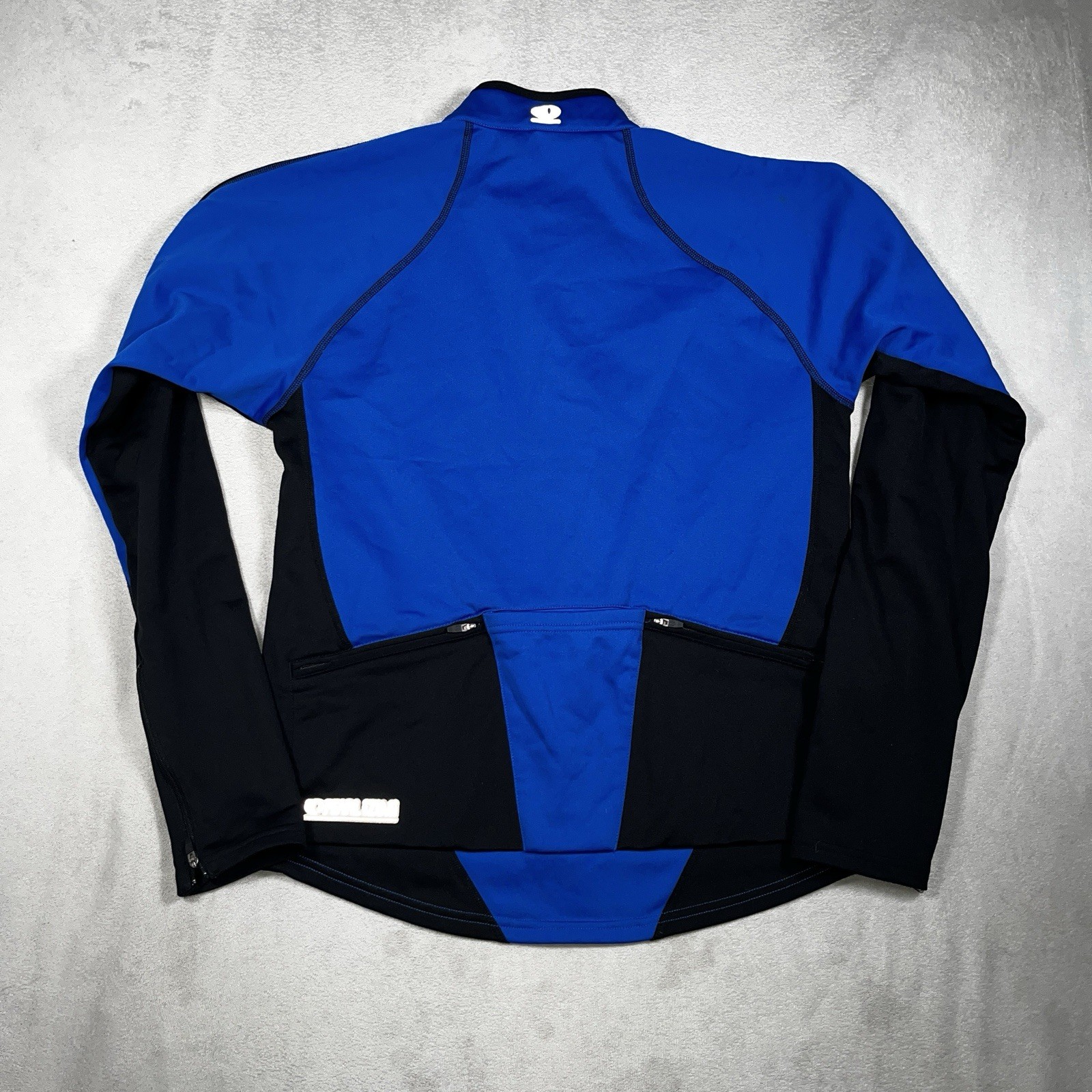Pearl Izumi Thermal Cycling Jacket Adult M Blue Dual Zipped Pockets & Arm Cuffs
