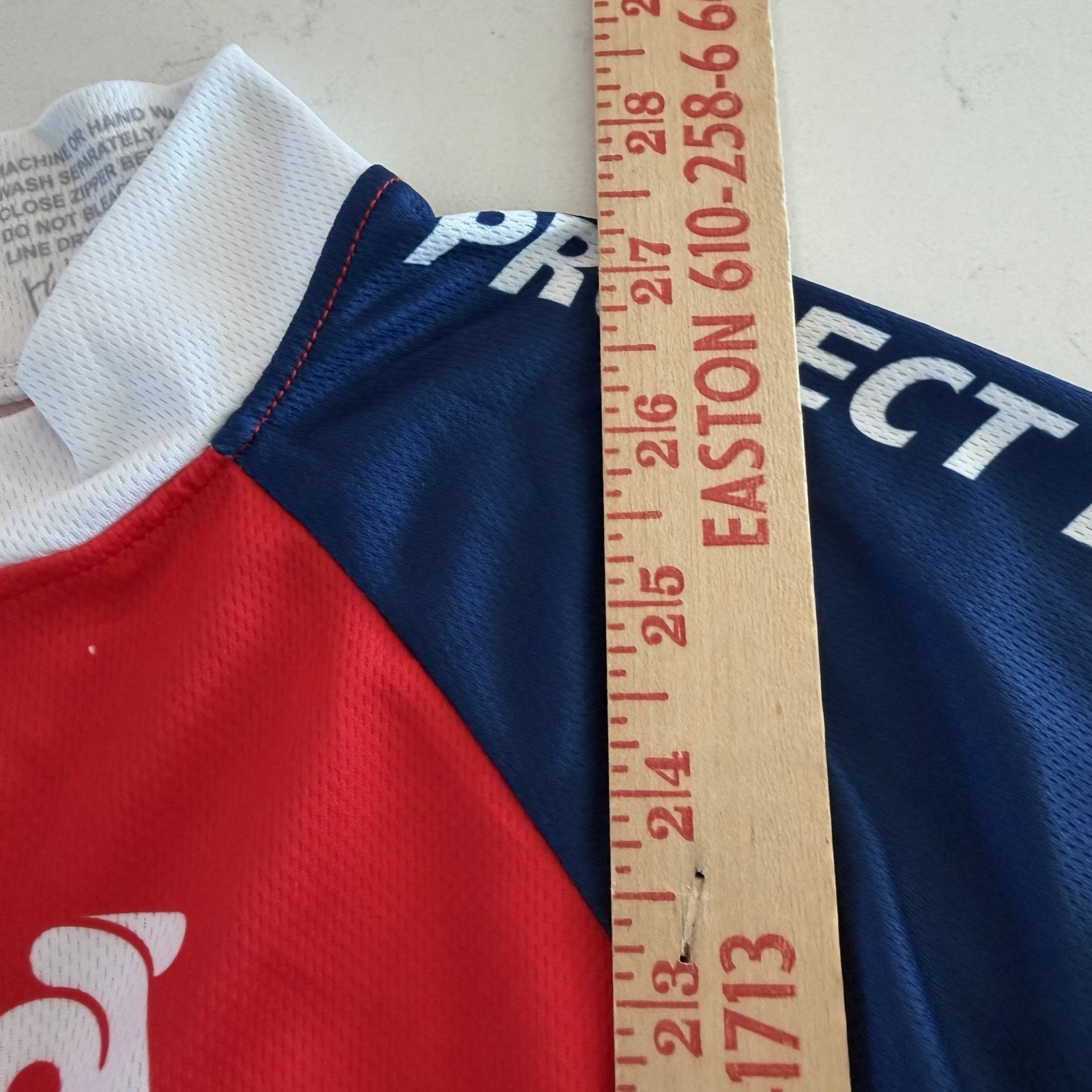 Champion System Ride 2 Recovery Cycling Jersey Mens XL Red Blue Bike Shirt