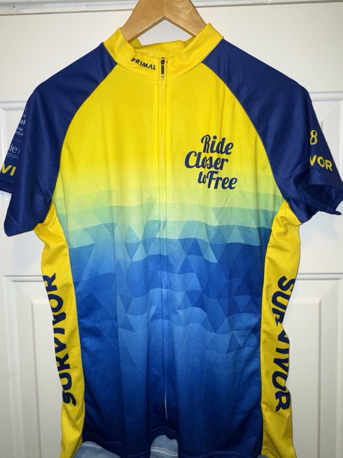 Primal Wear Closer To Free Ride Cycling Jersey Women’s 2XL Full Zip Yale