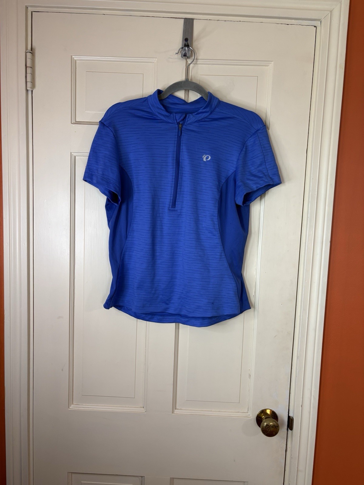 Pearl Izumi Select Series Cycling Jersey Mens Large Blue Half Zip Bike Shirt
