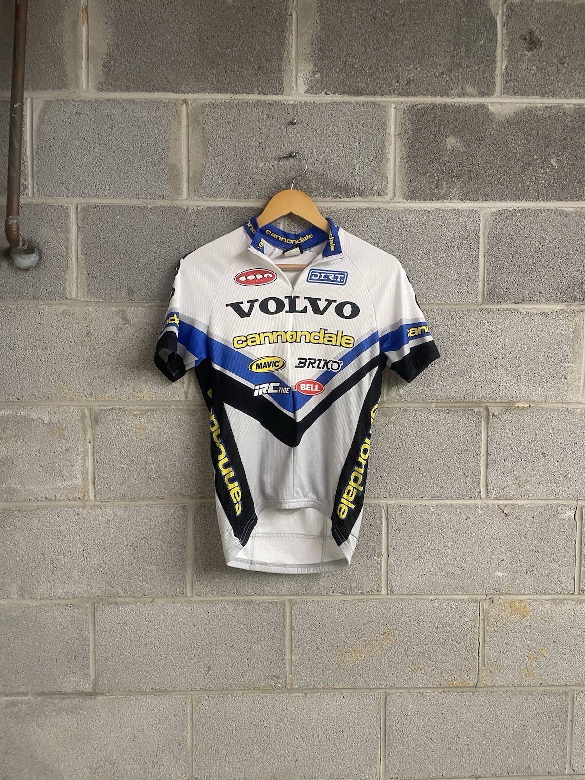 Vintage Cannondale Men’s Volvo 3/4 Zip Cycling Bike Racing USA Made Jersey Small