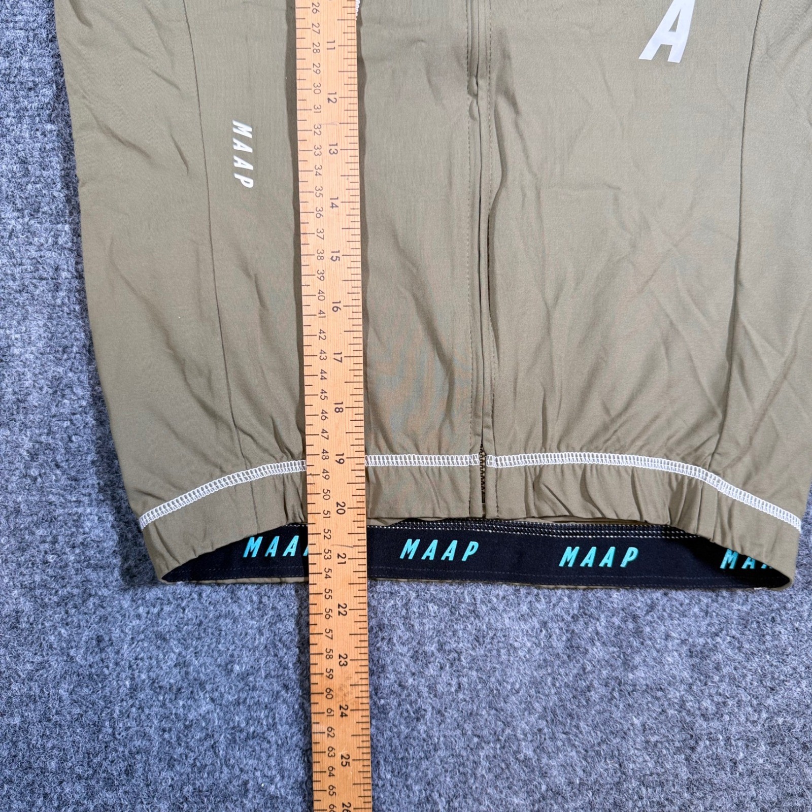 MAAP Training Jersey Cycling Jersey Mens Medium Olive Green Lightweight