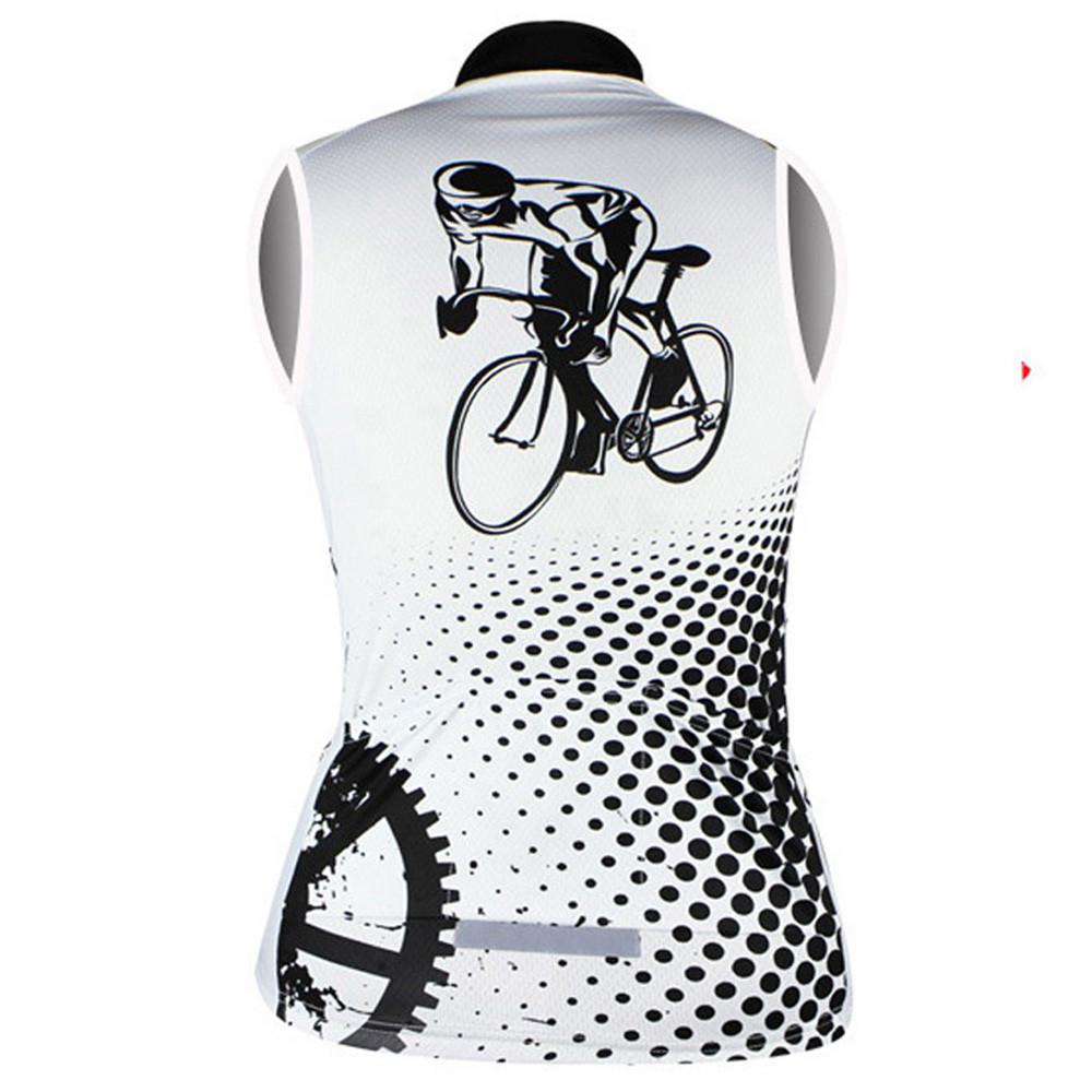 Men’s Reflective Cycling Vest Top Sleeveless Bike Bicycle Biking Jersey Shirt